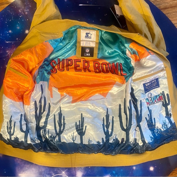 Mustard Yellow Super Bowl LVII jacket - Picture 5 of 10